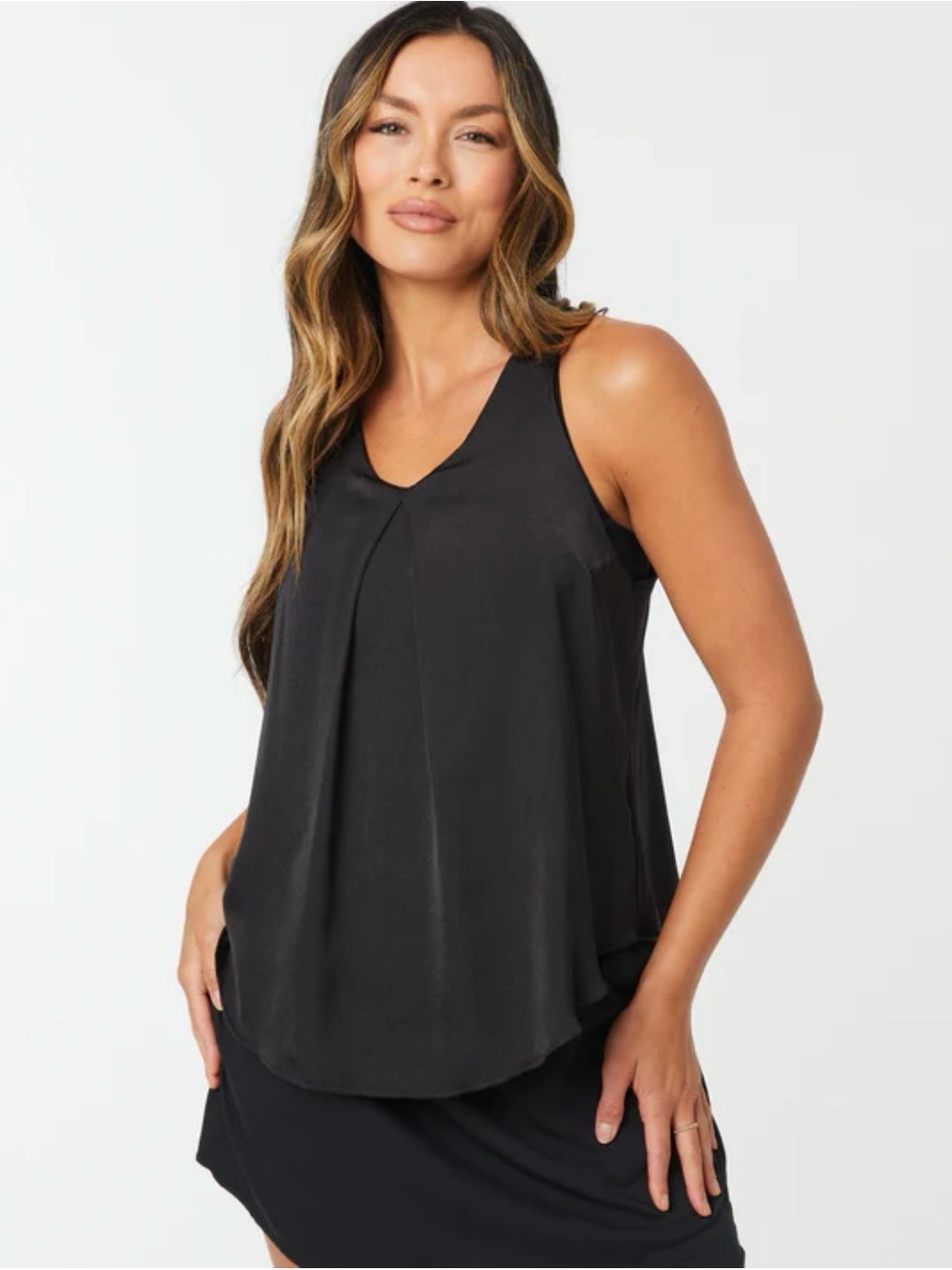 SheBird Stella V-Neck Bra Tank Top